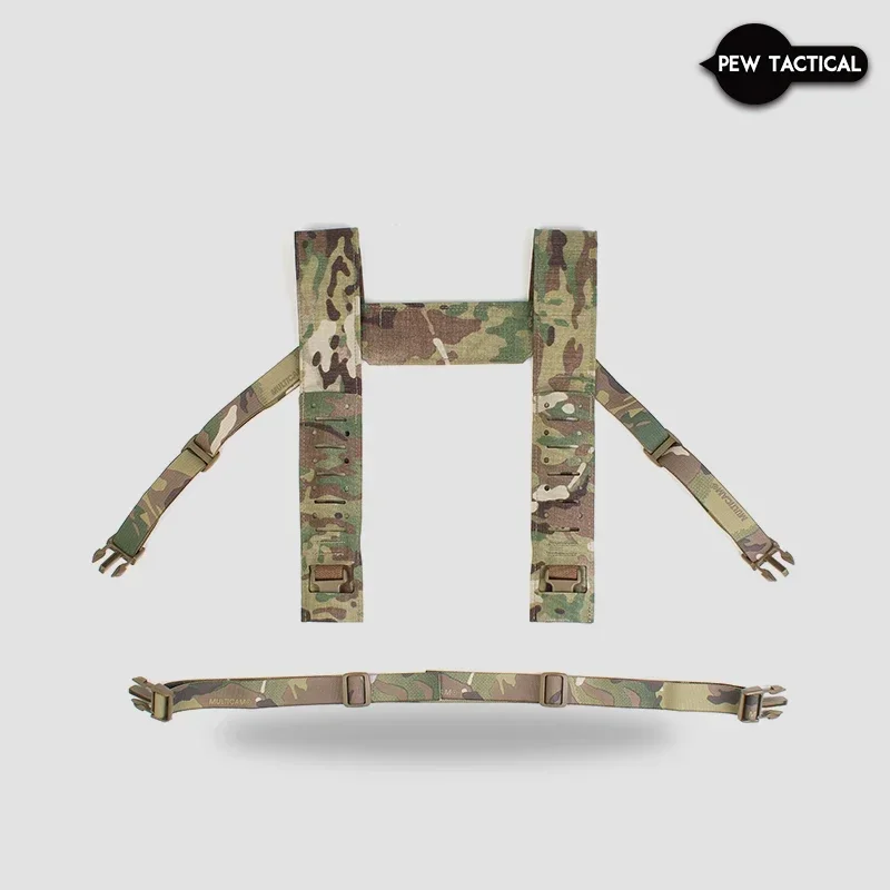 Imagem -03 - Pow Tactical ss Estilo Fat Strap Airsoft Caça Paintball Universal H-arnês Ak4 Ua74 Ua74