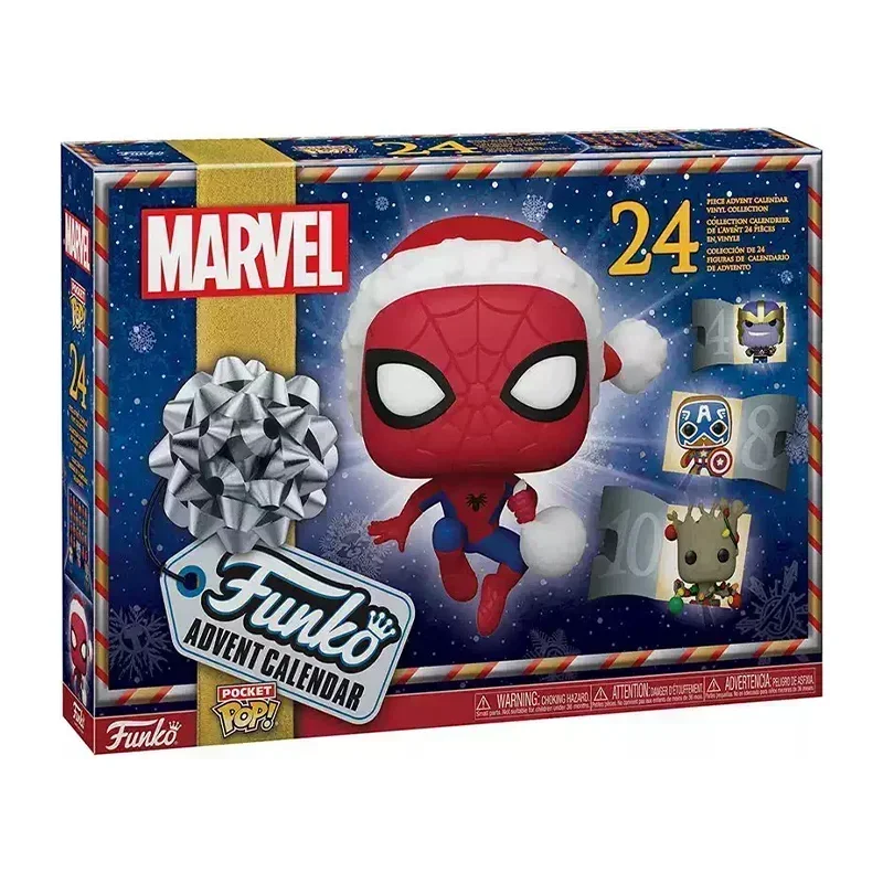 Pokemon Spider-Man Christmas Blind Box Figurka akcji Zabawka Model Pikachu Ozdoby Seria Funko Prezent urodzinowy dla dzieci Gwiezdne wojny