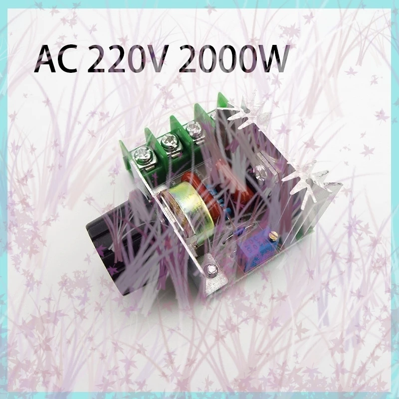 AC 220V 2000W SCR Voltage Regulator Dimming Dimmers Speed Controller Thermostat Adjuster Governor B2