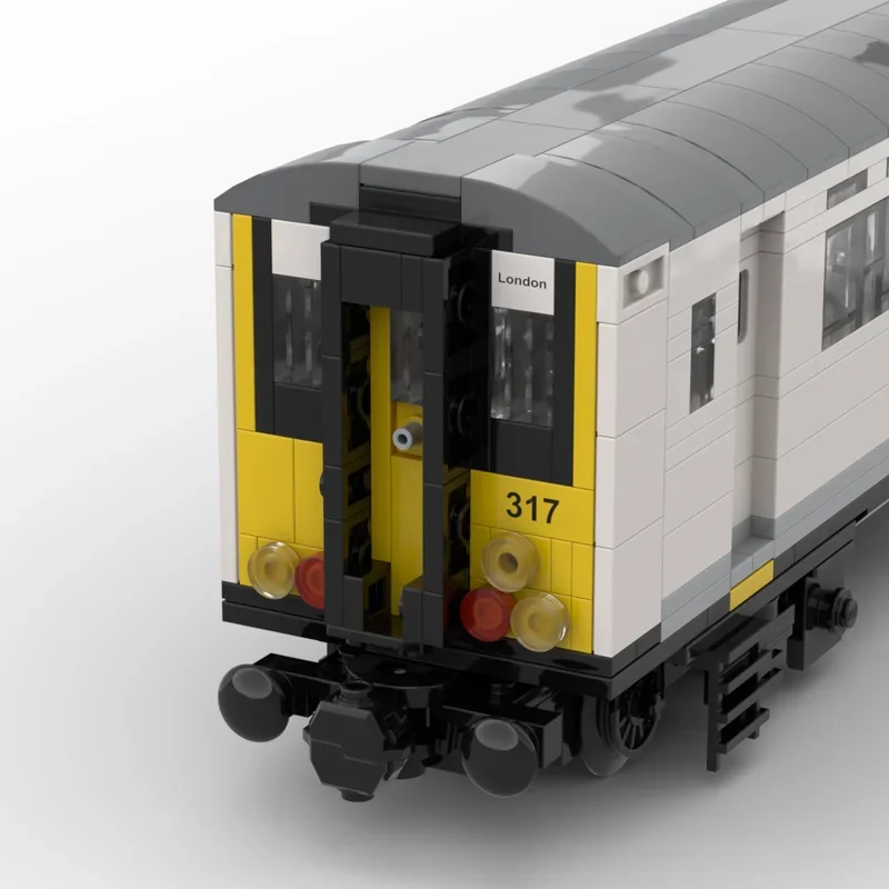 Bloques de construcción Moc Clase 317 8, funciones de potencia anchas, tecnología de modelo, tren ferroviario, bloques de modelismo, juguetes de montaje DIY, regalos