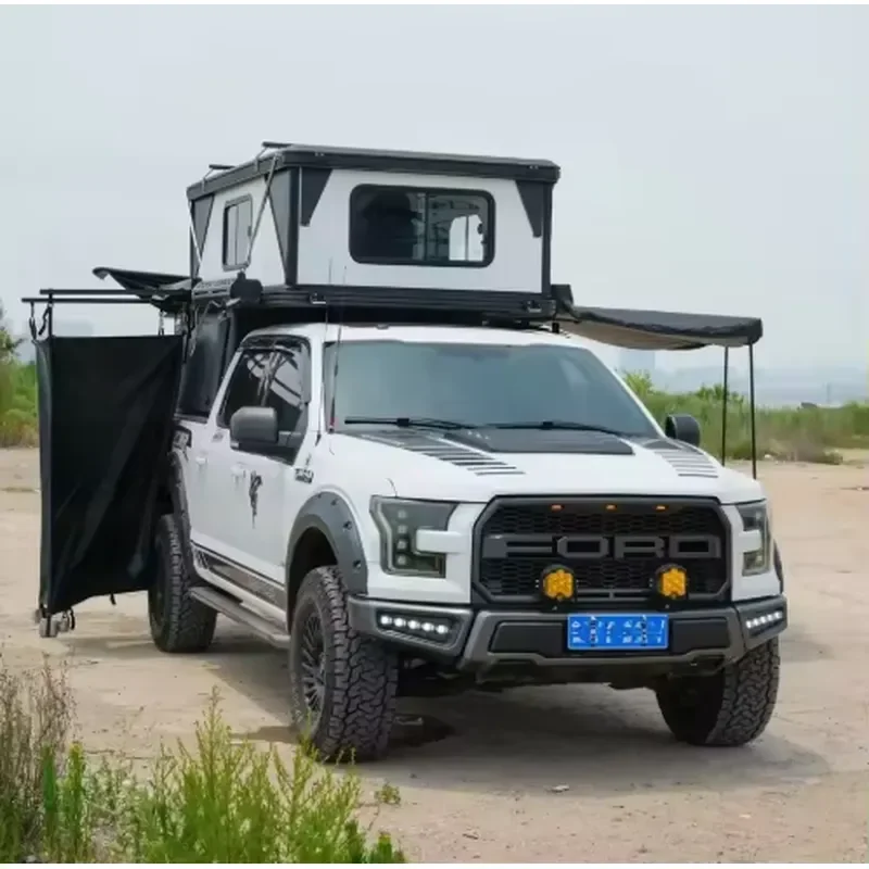 Pioneer Double-Layer Off-Road Pop-Up Roof Tent for Quick Automatic Opening Compatible with Touring Camper