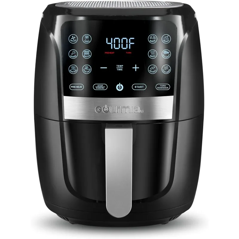 

Air fryer oven digital display 5 quart large air fryer cooker 12 touch cooking presets 1500w power multi-function frying power