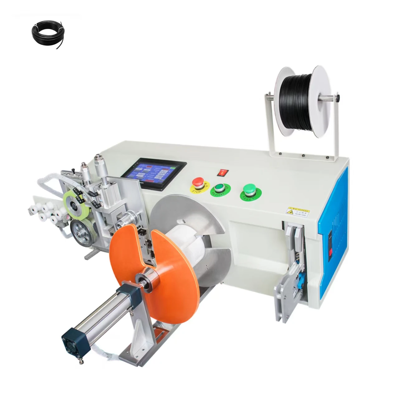 Metre-counting Coiling and Bundling Machine for Coil Processing Automatic Cable Fixed Length Cutting Winding Machine