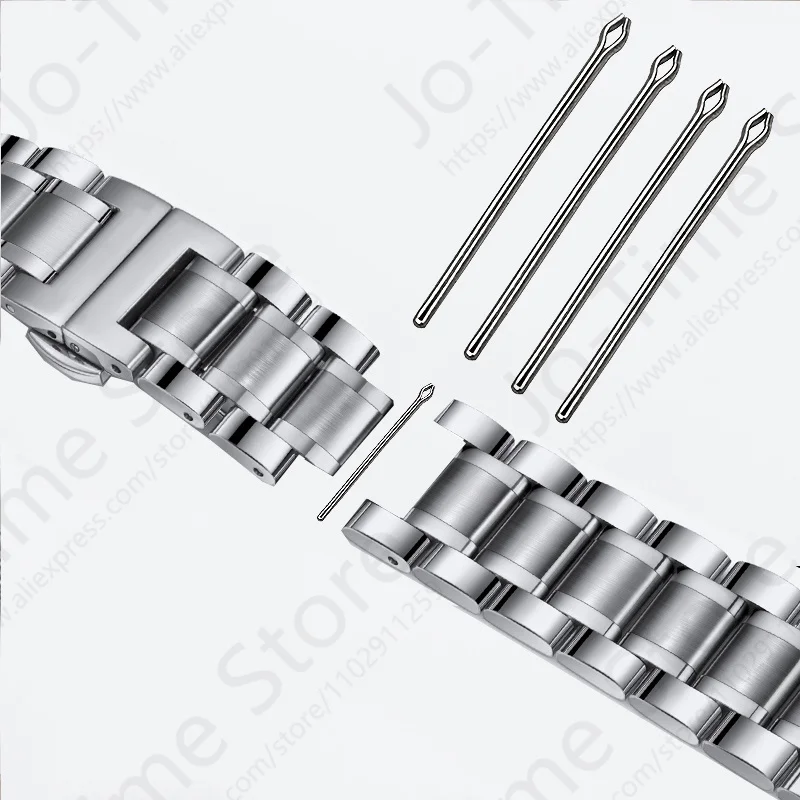 360pcs 6mm-23mm Watch Band Link Cotter Pin Stainless Steel Watch Bracelet Strap Link Pins Cotter Bar Assortment Watch Repair Acc