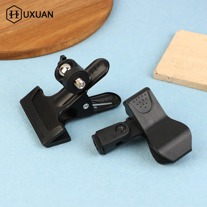 1 قطعة عبر غرزة كليب المشبك عدم الانزلاق الجدول حافة التطريز كليب قابل للتعديل الجدول المشبك 360 دوران كاميرا معدنية حامل ثلاثي القوائم