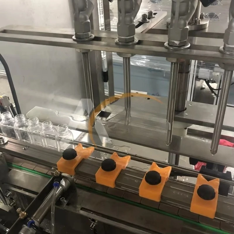 Small Automatic Bottle Packaging and Filling Machine Production Line Liquid Labeling Cap with Motor as the Core Component