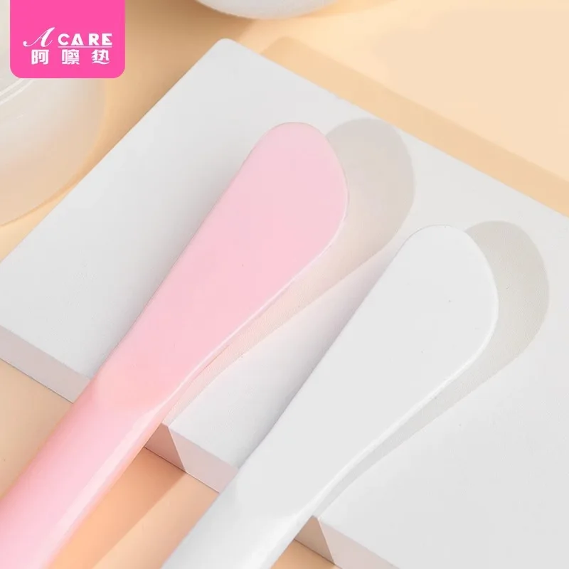 Cepillo para máscara F1, varilla aplicadora de silicona de doble cabezal para excavar cuchara, raspador de película de barro facial, varilla agitadora