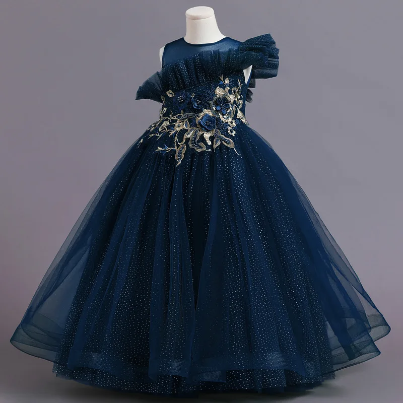 New Arrival Girls Wedding Dress Summer Autumn Infant Baby Costume Princess Dress Suit Birthday Party Christmas Clothes