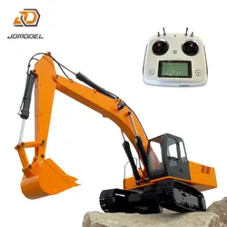 JDM-1 Hydraulic RC Excavator 4200X 4200XL 1/12 Finished Model With Pump Light ESC Radio Painted Yellow Toy TH18484