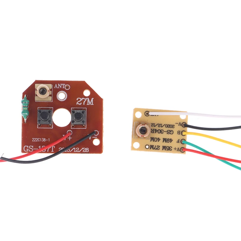 4CH RC Obwód zdalnego sterowania PCB Nadajnik Odbiornik Płytka RC Części samochodowe z anteną System radiowy