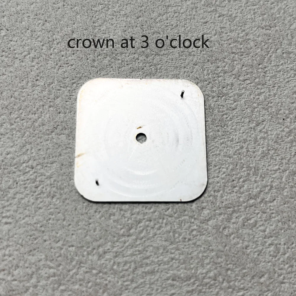 قرص NH35 27 ملم قرص مربع روماني NH35 لعلبة مربعة 38 ملم سانتوش صالح NH35 حركة أوتوماتيكية WSSA0041 WGSA0030 watchmods