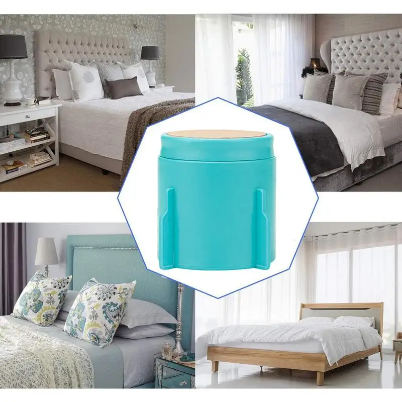 Bedside Wall Protector Adjustable Wall Guard Bedside Fixator Anti Slip Easy Installation Door Stoppers Multifunctional Wall