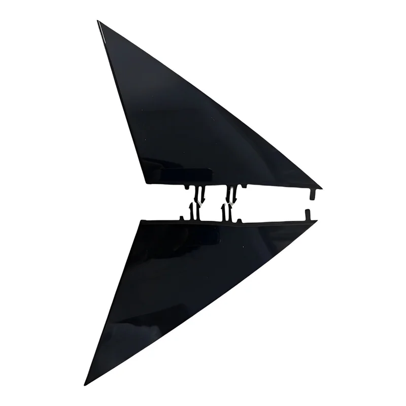 

For Tesla Model 3 2017-2024 1 Pair Reversing Mirror Triangle Plate Mirror Triangle Trim 1130655-00-D 1130656-00-D