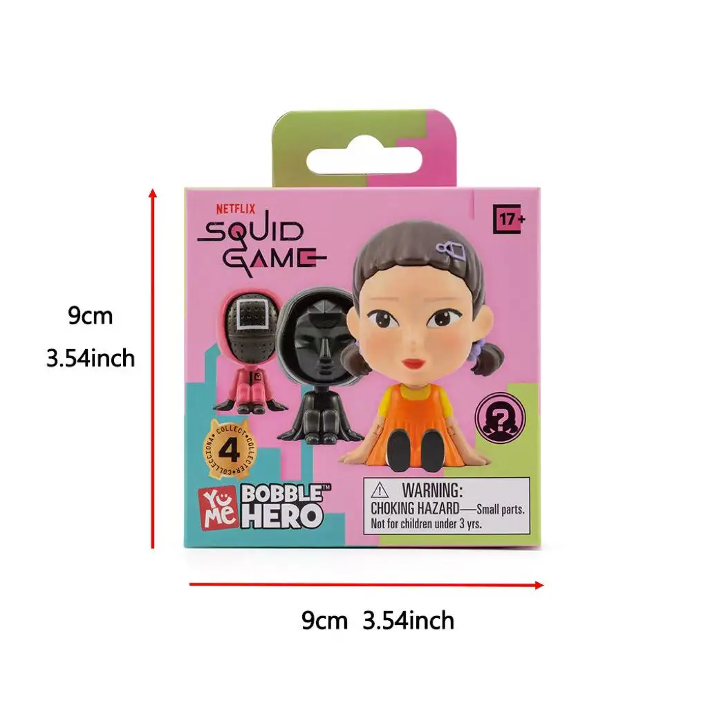 1PC Squid Game Officially Licensed Blind Box Surprise Box 3D Figurines Collectible Anime Figure Miniatures Home Decor Random One