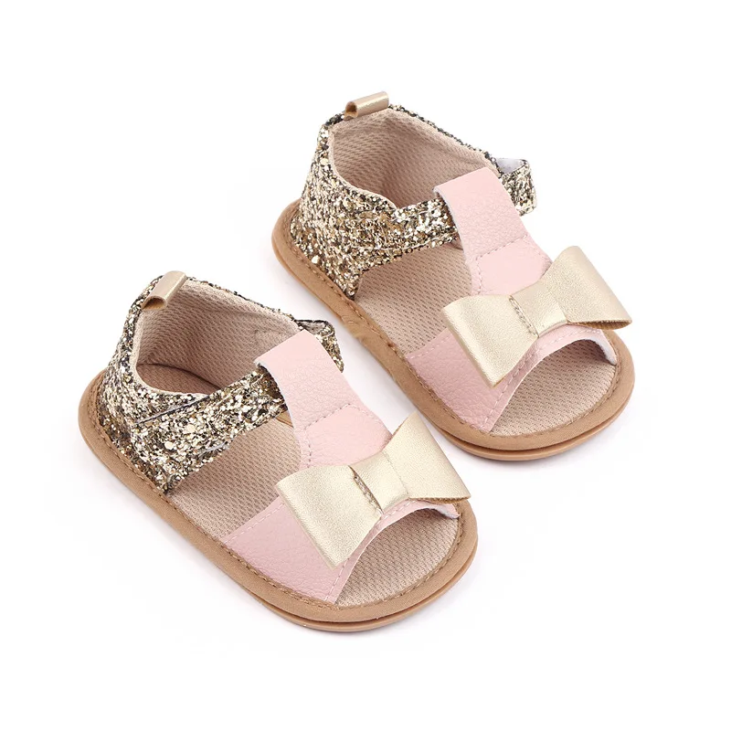 Baby girl shoes Bow knot soft bottom non-slip prewalker shoes for girls toddler baby sandals newborn infant shoes zapatos bebe