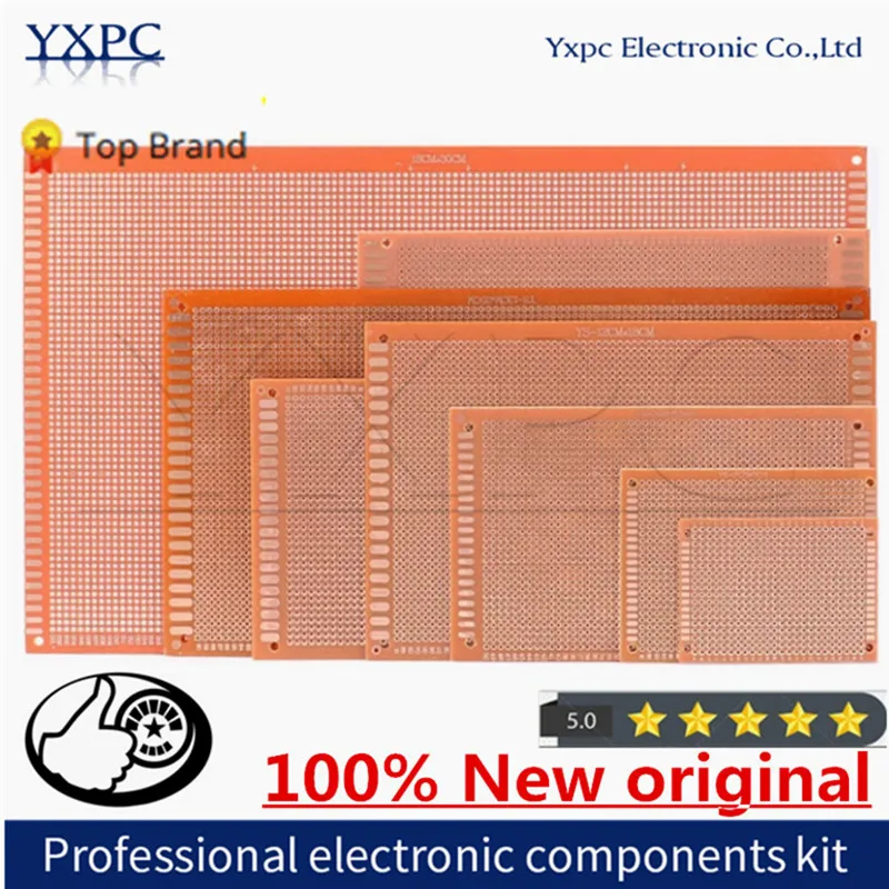 1szt Bakelitowa uniwersalna płytka testowa HB plastikowa płytka 2.54MM PCB 5x7 7x9 9x15 10x15 10x22 12x18 13x25 15x18 18x30cm
