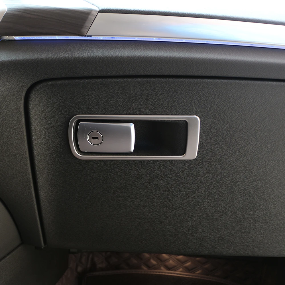 Car Copilot Glove Storage Box Handle Cover Trim for Bmw X3 G01 X4 G02 2018 - 2023 Decoration Sticker Accessories