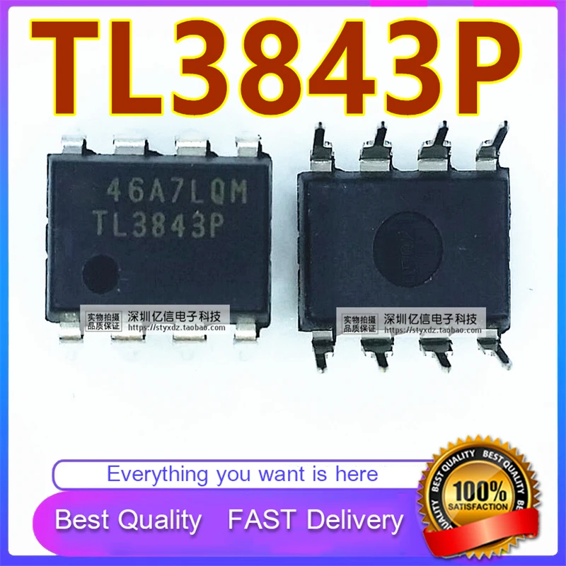 10Pcs/Lot New Original TL3843P 3843 Power ManagementIC Chip DIP-8 DIRECT PLUG 8 FEET  In Stock