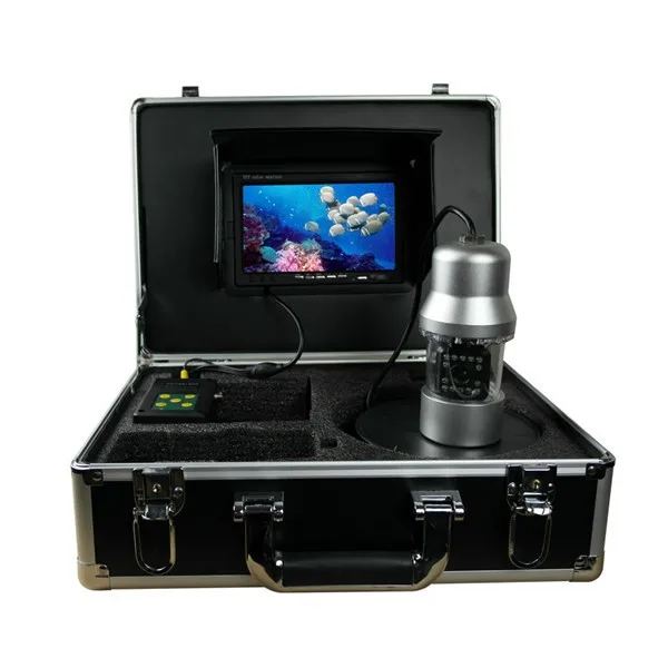 

7" TFT LCD 20M Cable Rotate 360 Degree Underwater Fishing Ca mera Kit With 14Pcs White LED Lights Used for Ice Fishing