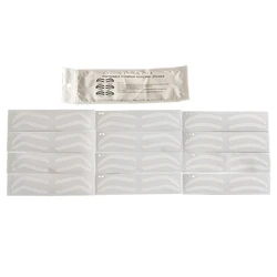12pcs/bag Disposable Brow Shaping Guide for Airbrush Brow Shape Tape Microblading Eyebrow Auxiliary Stencil Sticker Makeup Tool