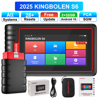Lifetime free Update KINGBOLEN S6 All systems car diagnostic Tools 28 Resets BMS/ TPMS/ ABS Bleeding Auto OBD Scanner