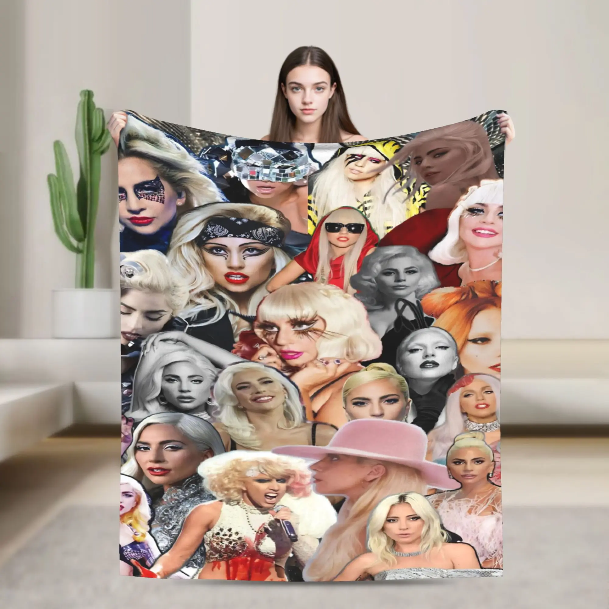Lady Gaga Mayhem 2025 Album Blanket Quality Soft Throw Blanket Winter Travel Outdoor Fluffy Bedspread