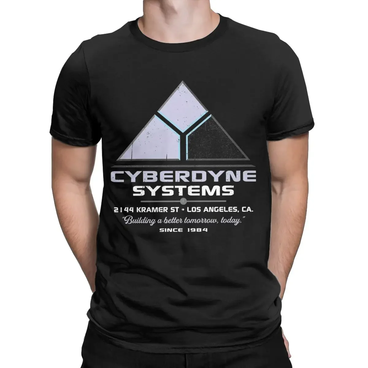 Vintage Cyberdyne Systems T-Shirt for Men Women Round Neck Oversized Graphic T Shirts Short Sleeve Tee Shirt Clothes