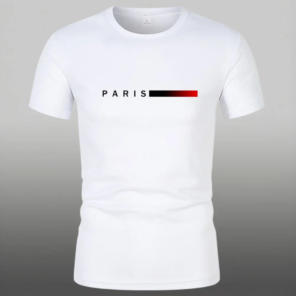 Outdoor Fitness Sports Men's T Shirt Casual O-neck Loose Short Sleeve Tops Fashion Gym T-shirt Man Summer Quick Dry Running Tees