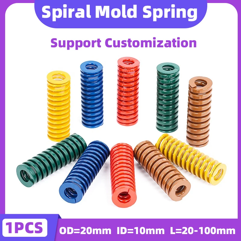 

Creamily 1PCS Die Mold Spring 20 x 10 x L Spiral Stamping Compression Springs Outer Diameter 20mm Inner Diameter 10mm L20-100mm