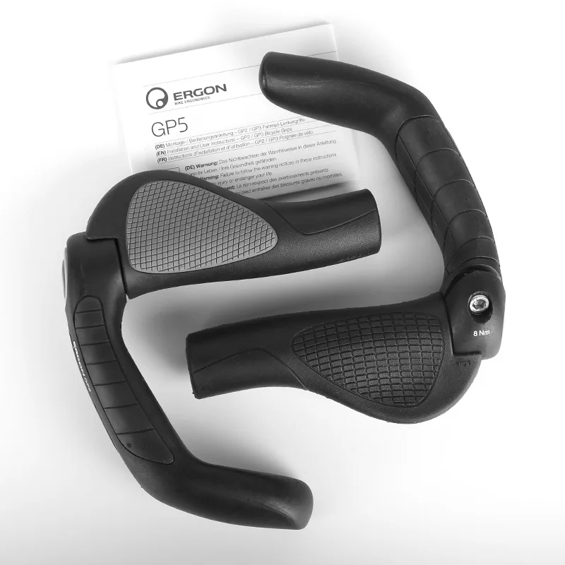 ERGON MTB-Griffe GP1 GP3 GP5 Ergonomie Gummi stoßfest rutschfestes Schloss Fahrradgriffe Mountainbike-Griffe Fahrradlenker – Detail 24