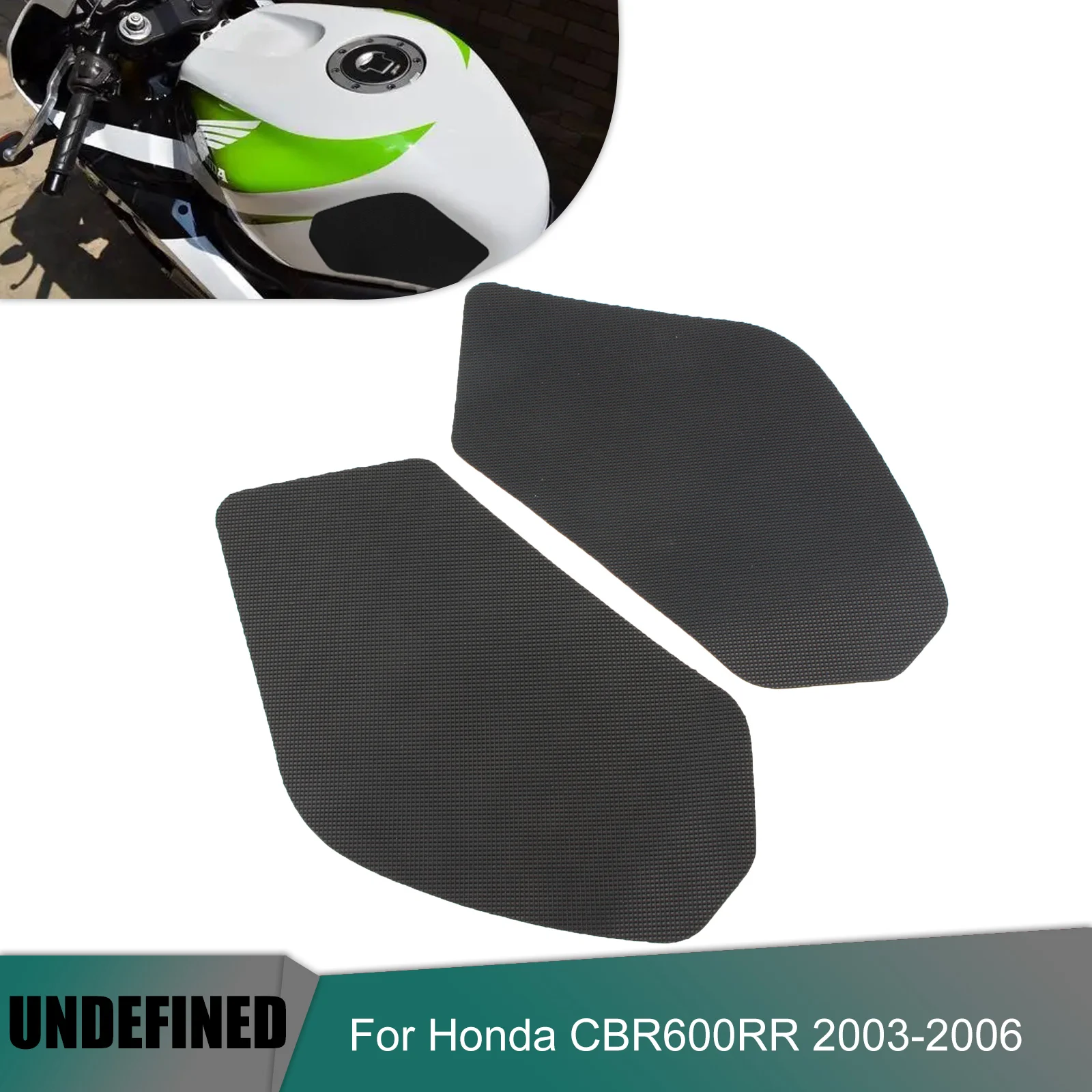 

Motorcycle Gas Tank Pad Protector Anti-Slip Decal Fuel Tank Traction Knee Grip Sticker For Honda CBR600RR CBR 600RR 2003-2006