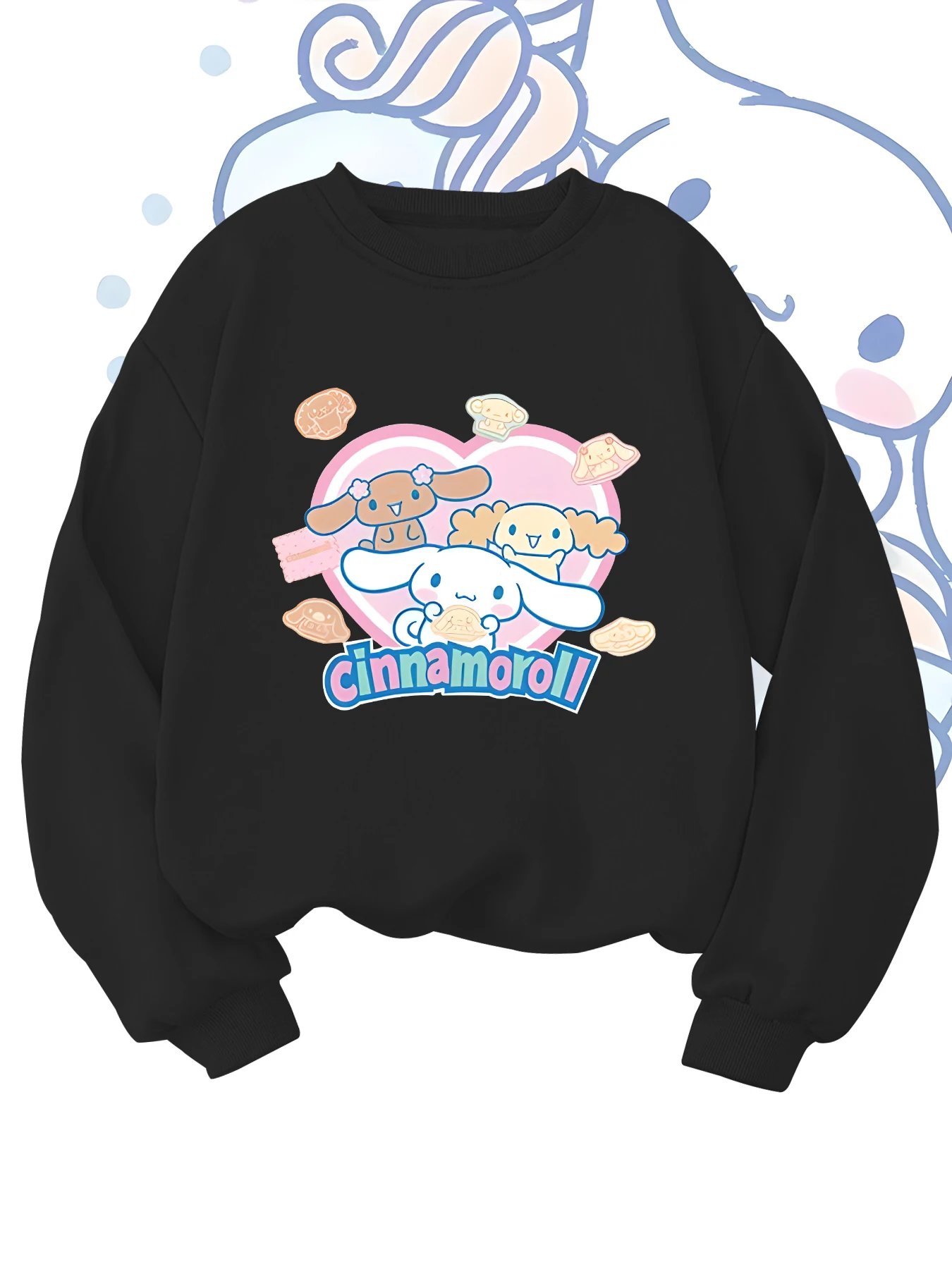 Sanrio Kuromi Lovely Ladies sweatshirt students Y2K outside wearing shirts spring and autumn outdoor sports casual pullover