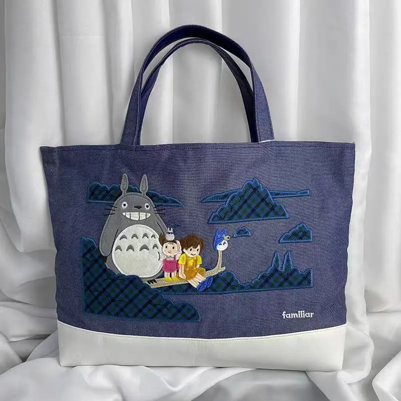 

Сумка JapanesecartoonlargecapacitymommybagwithappliqueembroideryTote