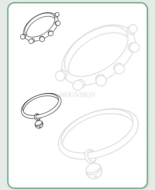 1book Cartoon Daily Sketching Notebook Line Drawing Basic Sketching Pen Control Training Drawing Notebook