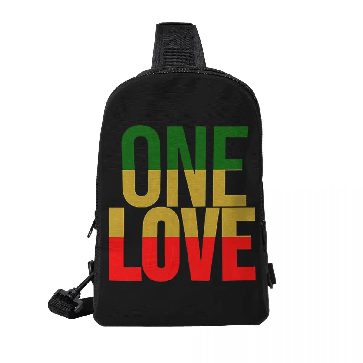 

Harajuku Vintage Style Arts Bob Marley One Love Chest Bag Men Sling Crossbody Backpack Chest Bag Travel Daypack Shoulder Bag
