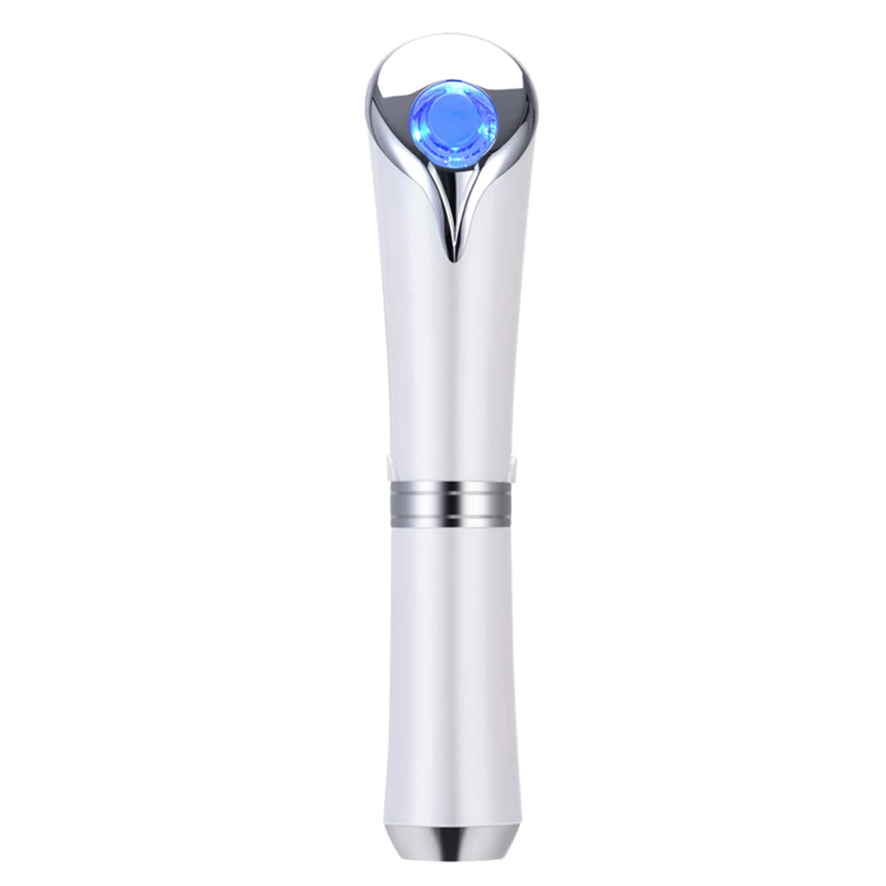 KKS beauti product electric heated high frequency vibrating eye massager wand jade ion beauty eye massager