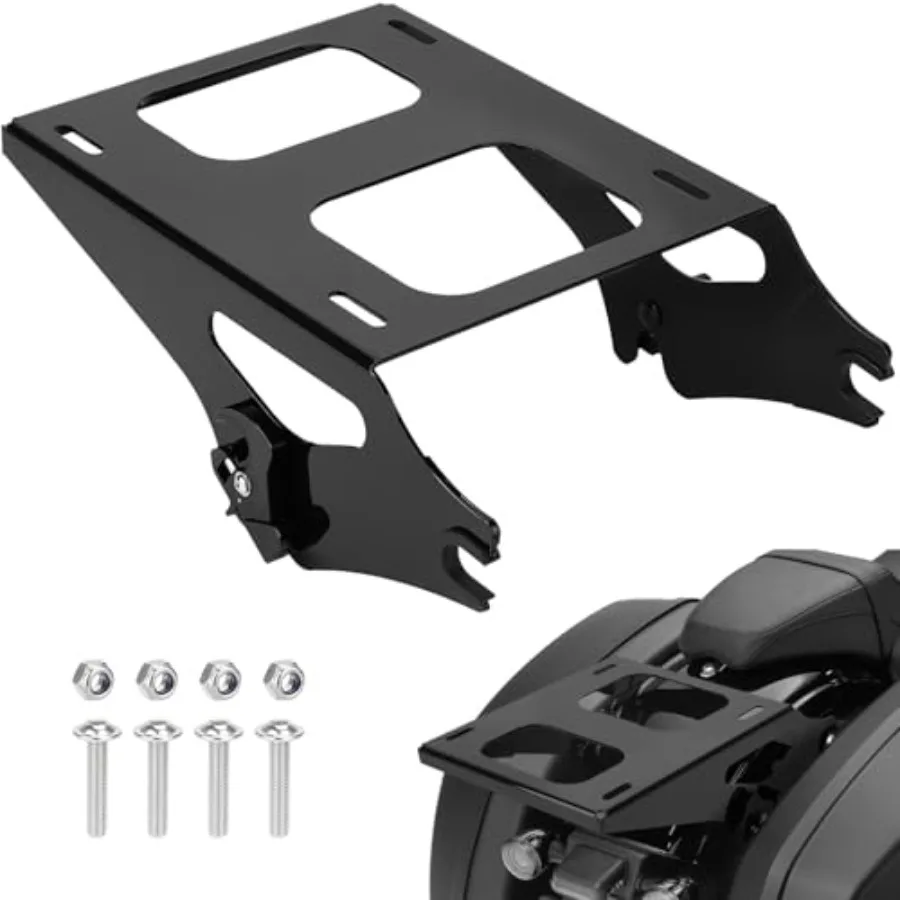 

Detachable Tour Pack Mount Thicker Tour Pack Bracket for Harley Davidson Touring Street Glide Road King Road Glide Electra Glid