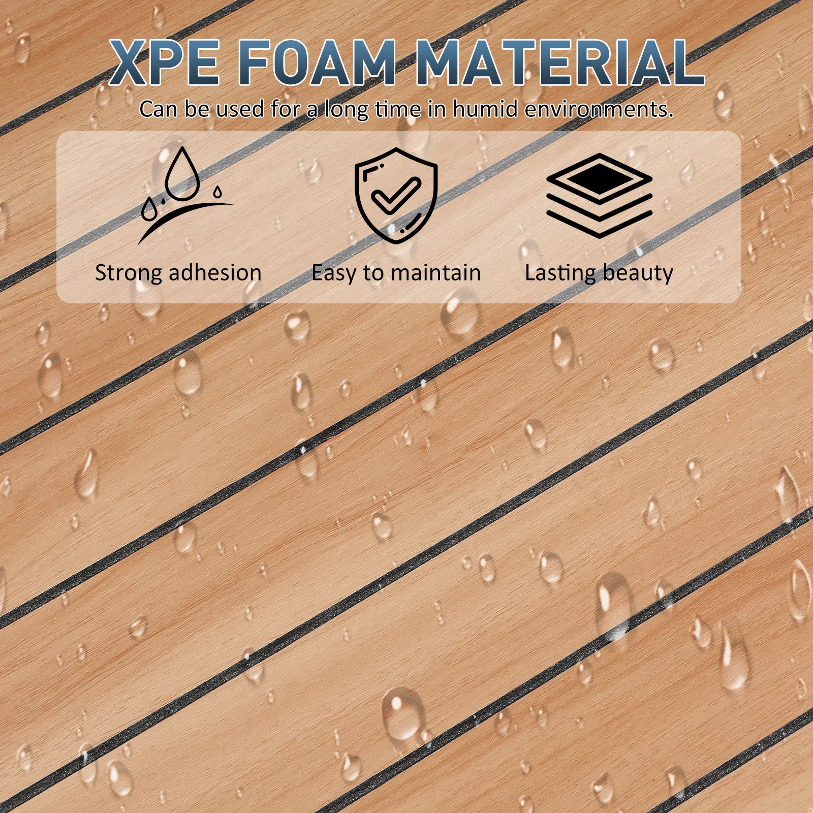 1 Roll Wood Grain Wall Sticker Peel Stick Self Adhesive Waterproof Faux Wood Panels for Interior Living Room Kitchen Bathroom