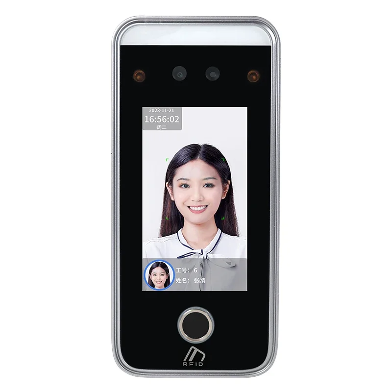 TCP/IP Biometric Card Fingerprint Time Attendance Face Access Control