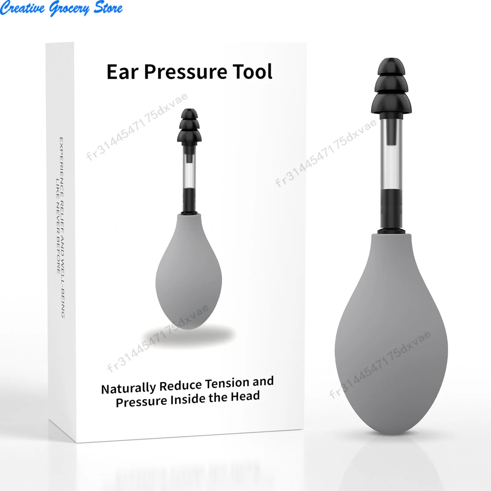 

Ear Pressure Tool Portable Ear Pressure Relief Suction Device Ear Pressure Relief Tool for Headach Ear Massage Tool