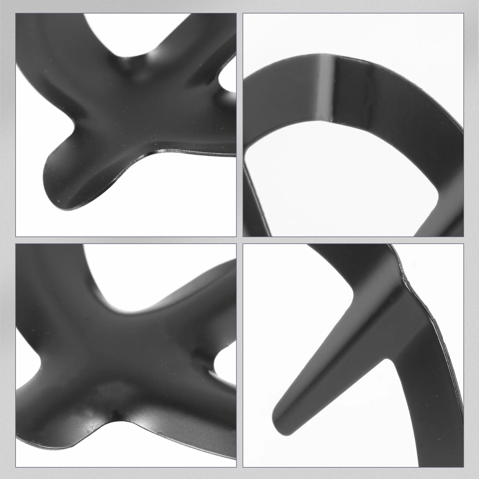 

2Pcs Gas Stove Coffee Pot Stand Stainless Steel Non-Slip Rack Kitchen Wok Support Holder Gas Stove Coffee Pot Stand