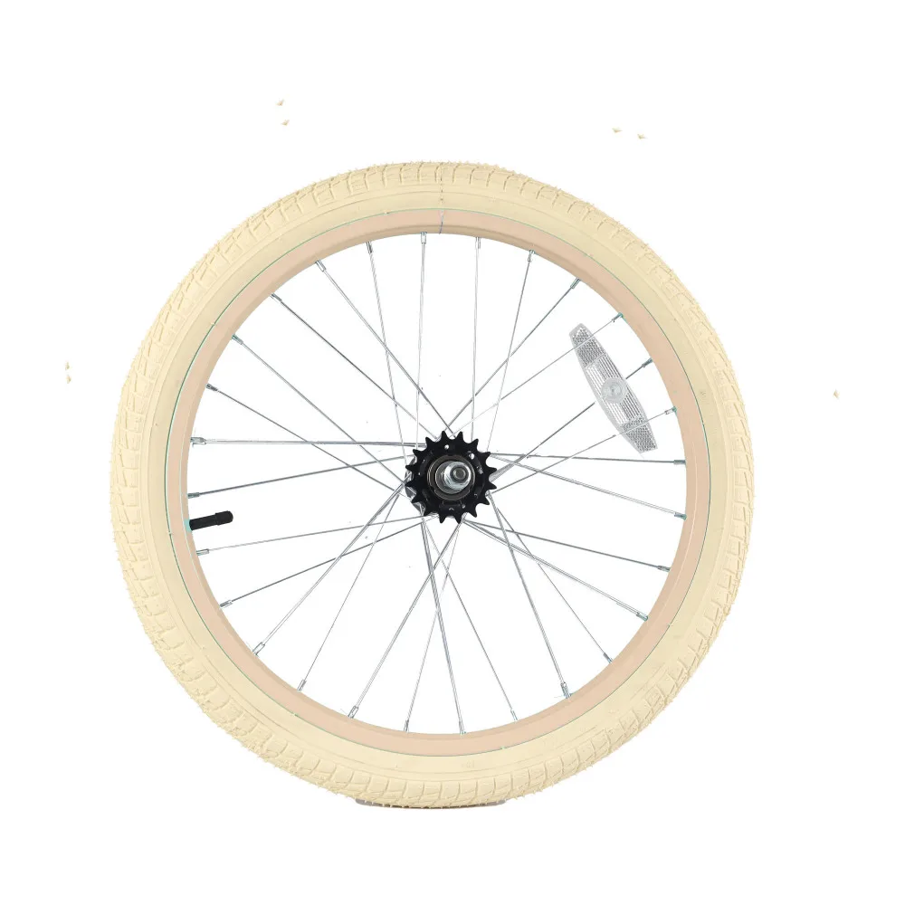 

24-дюймовые передние колеса для девичьего велосипеда с цельной резиновой шиной и внутренней камерой