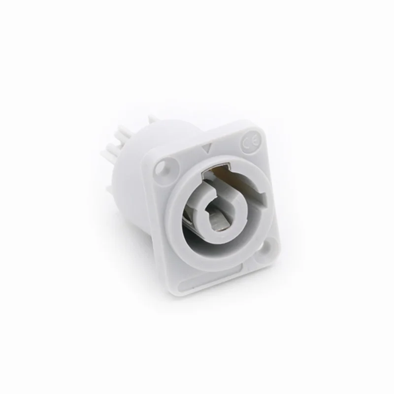 10pcs/lot 3 Pin Powerconnector Female Jack Panel Mount NAC3MPA NAC3MPB AC Power Chassis for Stage Light LED Connector 20A/250V