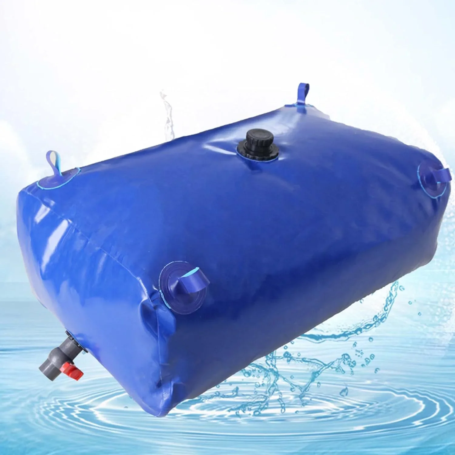 Hot Selling Portable 350L Large Capacity Foldable Water Tank Waterproof Water Storage Bladder Dry Bag Outdoor Camping Use