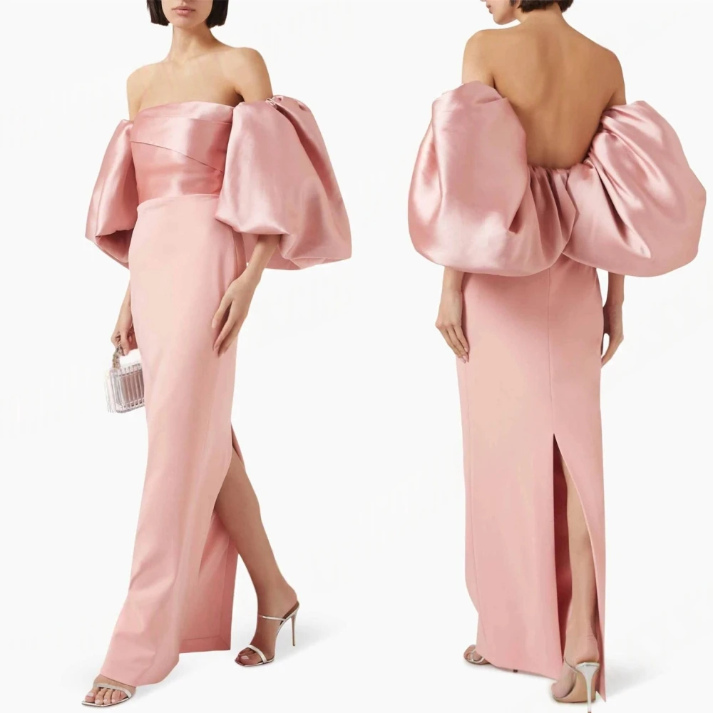 

Customized Elegant Boat Neck Evening Dress and Exquisite Jersey Special Occasion Gowns and Fashion Half Sleeves Prom Dresses