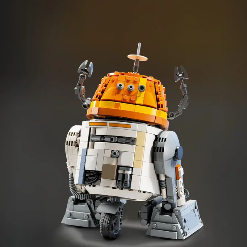 مجموعة نماذج روبوت لفيلم هيليكوبتر C1-10P لمتمردين الحرب، ألعاب مكعبات البناء هدية للبالغين والأطفال والأولاد، n