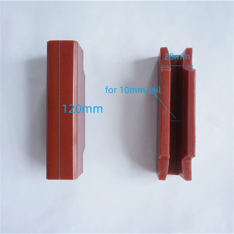 

120*10 Elevator Guide Shoe Lining L=120mm For 10mm Rail Red Lift Spare Parts Parts Elevator Guide shoe elevator Rail