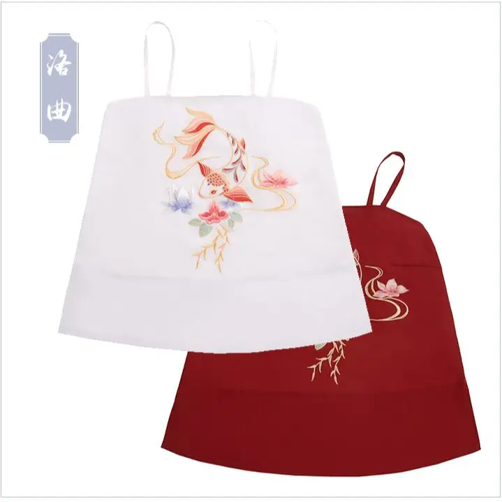 2023 canottiere cinesi camicetta tradizionale cinese senza maniche ricamo camicia coulisse hanfu ragazze canotte stile etnico gilet