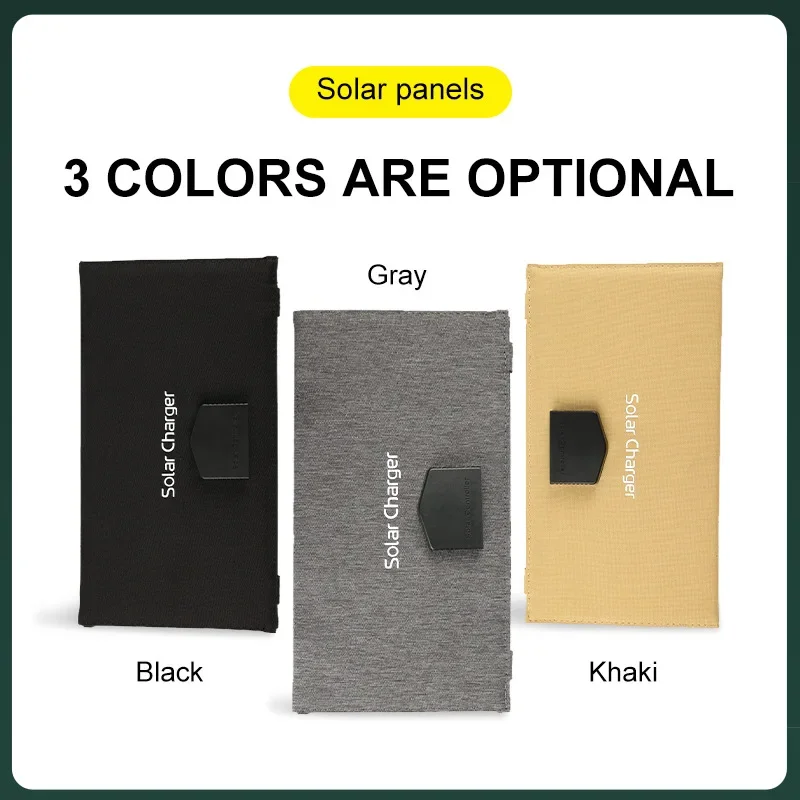 Foldable Solar Panel Solar Cell Mobile Power USB DC Type-C Charger Portable Outdoor Camping Waterproof Photovoltaic Panel