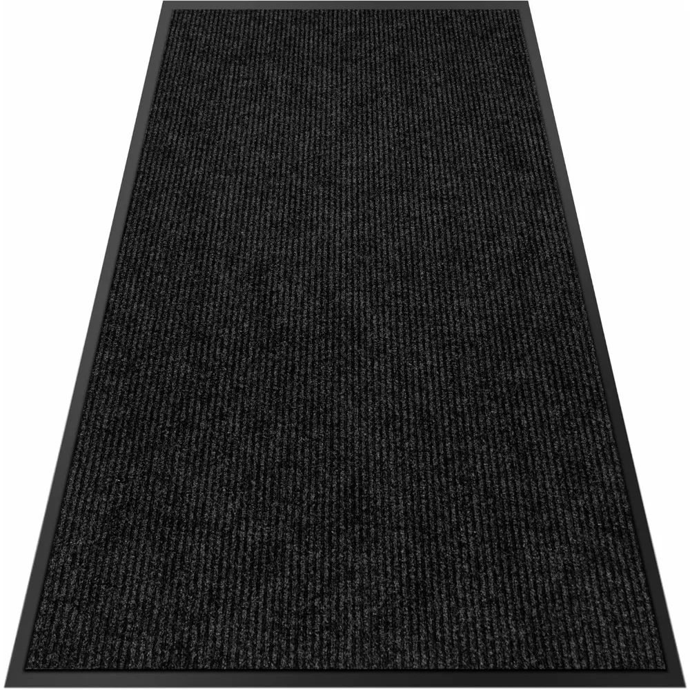 Tapete para puerta de entrada exterior resistente personalizable: 25x2 pies, trampa de suciedad de grado comercial para uso interior y exterior